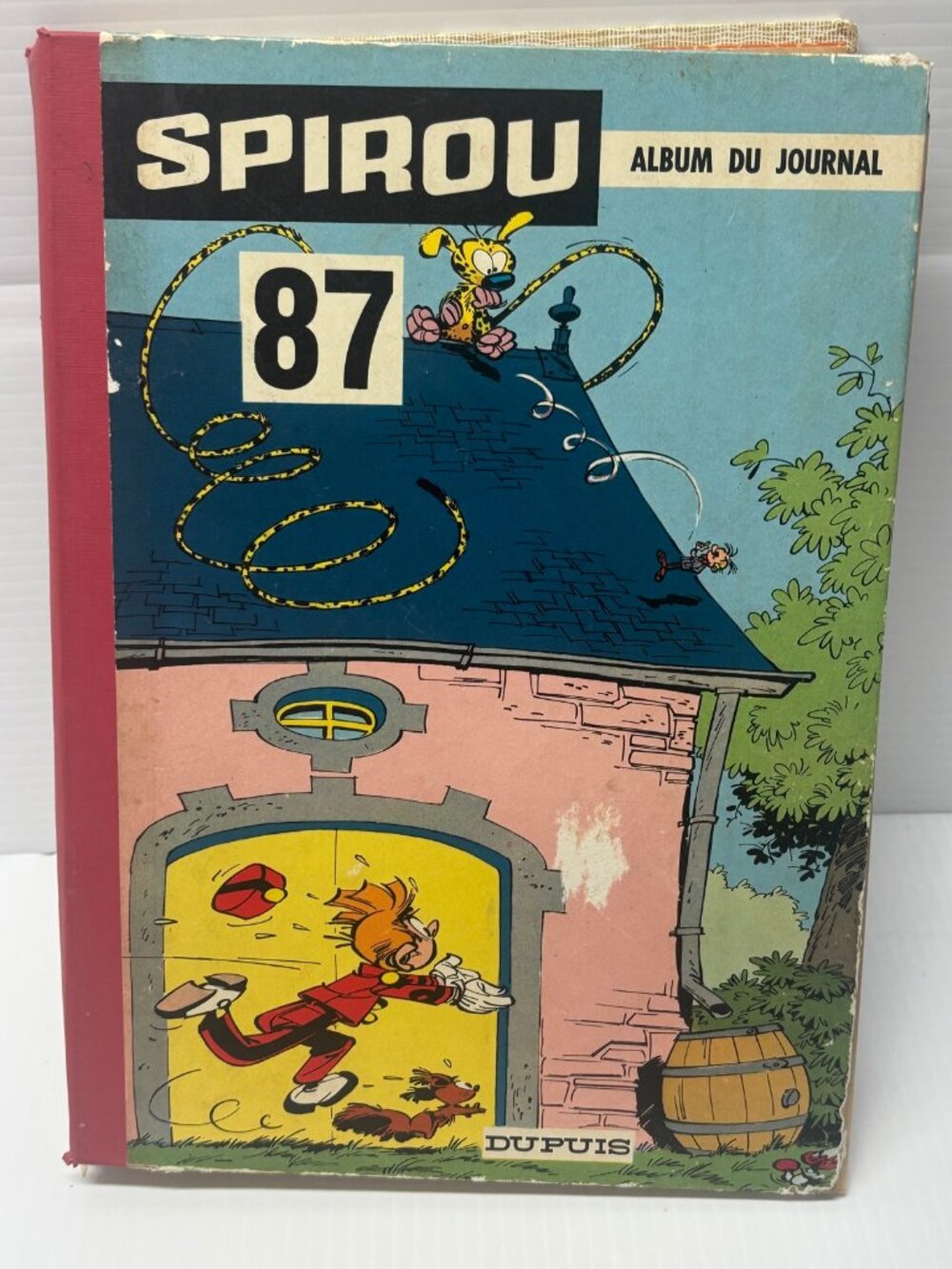 Spirou Bound Album 87 Dupuis Vintage Marsupilami Franquin Comics